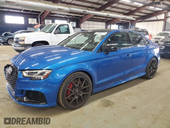 2019 Audi RS 3 z VIN WUABWGFF6KA903863, wystawiony jako Copart lot #47354075 z przebiegiem 66 136 mil mil oraz Szkoda całkowita • Salvage title. Historia ofert i sprzedaży dostępna na DreamBid. Obrazek 1.