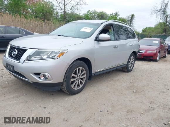 2015 Nissan Pathfinder SL с VIN 5N1AR2MM4FC652352, выставлен на аукционе IAAI как лот 42081523 с пробегом 102 687 миль миль и . История ставок и продаж доступна на DreamBid. Изображение 2.
