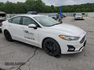 2020 Ford Fusion SE with VIN 3FA6P0HD9LR188959, listed as a Copart auction lot 60460795 with 110,974 mi miles and Salvage title. Bid and sale history available at DreamBid. Image 4.