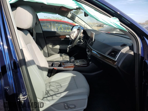 2018 Audi Q5 Premium Plus with VIN WA1BNAFY5J2196689, listed as a Copart auction lot 66144602 with 52,815 mi miles. Bid and sale history available at carsss.com. Image 5.
