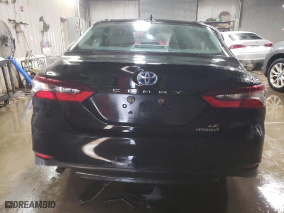 2021 Toyota Camry Hybrid LE with VIN 4T1C31AK3MU021767, listed as a Copart auction lot 89345345 with 51,755 mi miles and Salvage Title. Bid and sale history available at carsss.com. Image 6.
