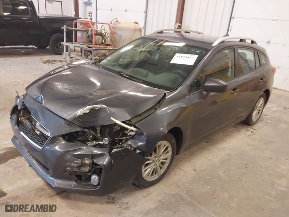 2017 Subaru Impreza Premium with VIN 4S3GTAD67H3750922, listed as a IAAI auction lot 41875427 with 160,241 mi miles. Bid and sale history available at carsss.com. Image 17.