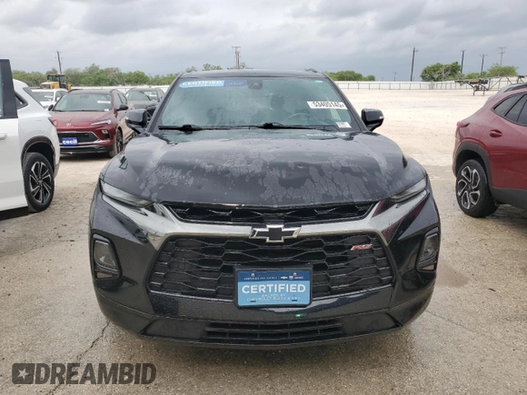 2022 Chevrolet Blazer RS with VIN 3GNKBERS7NS236298, listed as a Copart auction lot 53405145 with 51,334 mi miles and Clean title. Bid and sale history available at DreamBid. Image 5.