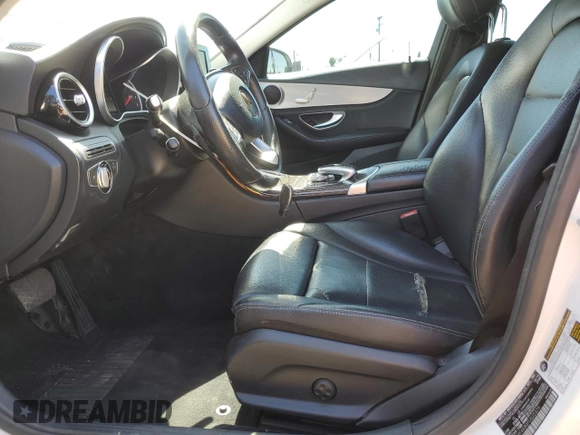 2015 Mercedes-Benz C 300 Luxury with VIN 55SWF4KB6FU022379, listed as a Copart auction lot 49899215 with 107,168 mi miles and Salvage Title. Bid and sale history available at DreamBid. Image 7.