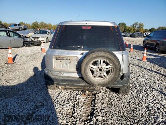 1998 Honda CR-V EX with VIN JHLRD1769WC092439, listed as a Copart auction lot 76687984 with 305,242 mi miles and Salvage Title. Bid and sale history available at carsss.com. Image 6.