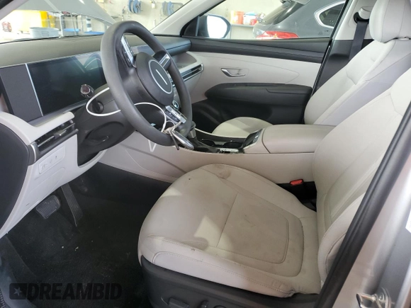 2025 Hyundai Tucson SEL with VIN 5NMJB3DEXSH467239, listed as a Copart auction lot 54619785 with 13,915 mi miles and Clean Title. Bid and sale history available at DreamBid. Image 7.