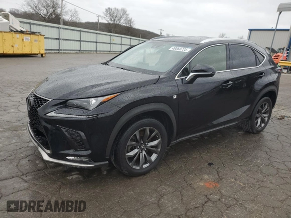 2018 Lexus NX with VIN JTJYARBZXJ2098702, listed as a Copart auction lot 49860725 with 66,867 mi miles and Non Repairable. Bid and sale history available at carsss.com. Image 1.