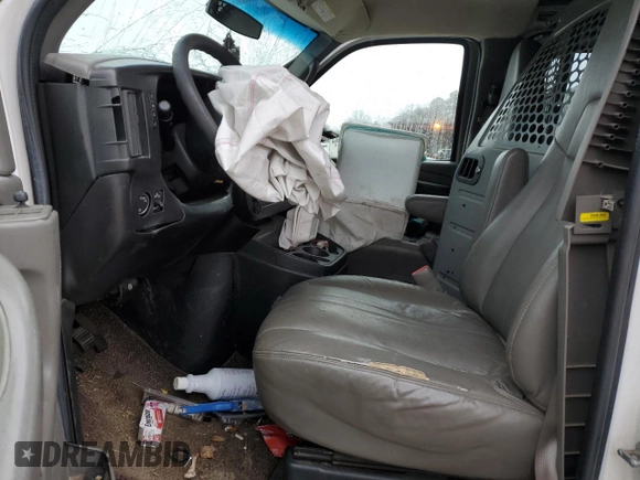 2013 Chevrolet Express Cargo Van with VIN 1GCWGFCA0D1117820, listed as a Copart auction lot 44899265 with Not Provided miles and Salvage Title. Bid and sale history available at carsss.com. Image 7.