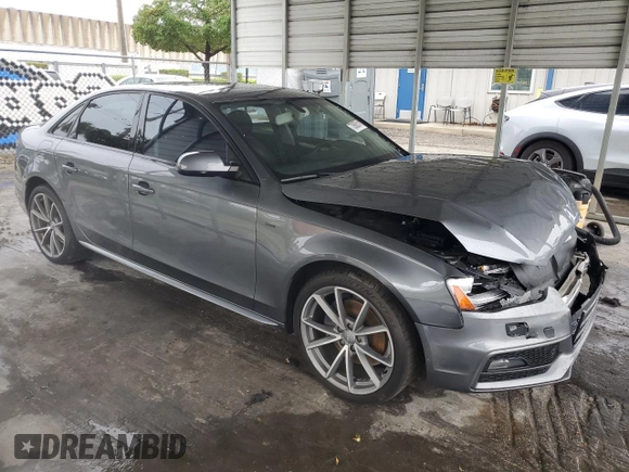 2016 Audi A4 Premium with VIN WAUAFAFLXGN009793, listed as a Copart auction lot 73860514 with 89,480 mi miles and Salvage Title. Bid and sale history available at carsss.com. Image 4.