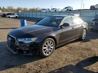 2015 Audi A6 Premium Plus with VIN WAUGFAFC5FN004624, listed as a Copart auction lot 53528595 with 95,067 mi miles and Salvage title. Bid and sale history available at DreamBid. Image 1.