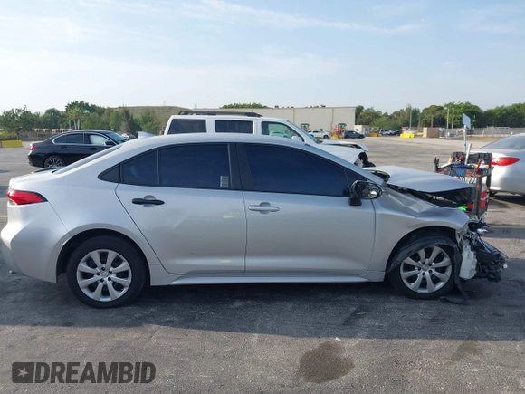2020 Toyota Corolla LE with VIN 5YFEPRAE2LP099334, listed as a IAAI auction lot 41865895 with 185,215 mi miles. Bid and sale history available at carsss.com. Image 14.