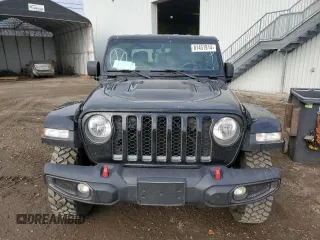2022 Jeep Gladiator Rubicon with VIN 1C6JJTBG6NL118998, listed as a Copart auction lot 81451814 with 61,125 mi miles and Salvage title. Bid and sale history available at DreamBid. Image 5.
