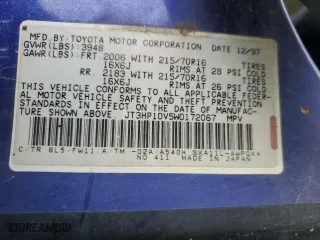 1998 Toyota RAV4 with VIN JT3HP10V5W0172067, listed as a Copart auction lot 84850544 with 316,659 mi miles and Salvage Title. Bid and sale history available at carsss.com. Image 12.