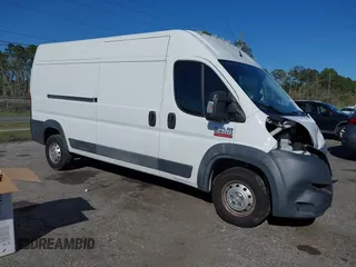 2017 Ram ProMaster Cargo with VIN 3C6TRVDG2HE502235, listed as a IAAI auction lot 41684061 with 169,538 mi miles. Bid and sale history available at carsss.com. Image 1.