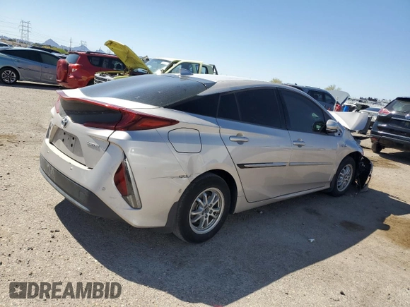 2020 Toyota Prius LE z VIN JTDKARFPXL3124035, wystawiony jako Copart lot #53996215 z przebiegiem Nie podano mil oraz Szkoda całkowita • Salvage title. Historia ofert i sprzedaży dostępna na DreamBid. Obrazek 3.