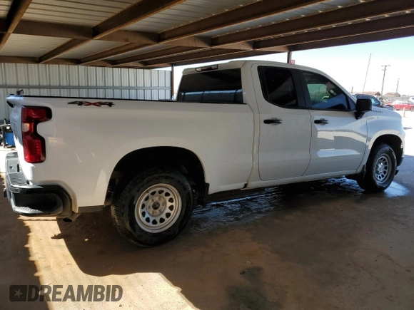 2022 Chevrolet Silverado 1500 Work Truck with VIN 1GCRDAED4NZ506298, listed as a Copart auction lot 45019425 with 94,393 mi miles and Clean Title. Bid and sale history available at DreamBid. Image 3.