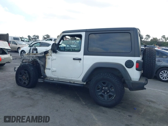 2018 Jeep Wrangler Sport S with VIN 1C4GJXAG0JW173936, listed as a IAAI auction lot 41070756 with Not Provided miles and . Bid and sale history available at DreamBid. Image 13.