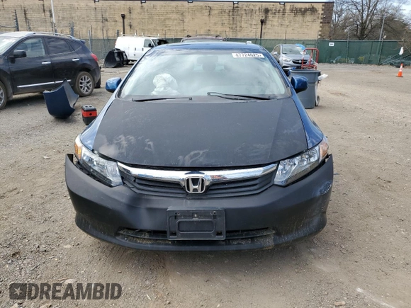 2012 Honda Civic EX-L with VIN 19XFB2F98CE363440, listed as a Copart auction lot 47724625 with 138,364 mi miles and Salvage Title. Bid and sale history available at DreamBid. Image 5.
