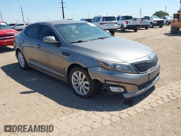2015 Kia Optima LX with VIN 5XXGM4A76FG451222, listed as a IAAI auction lot 42640308 with 138,136 mi miles and . Bid and sale history available at DreamBid. Image 1.