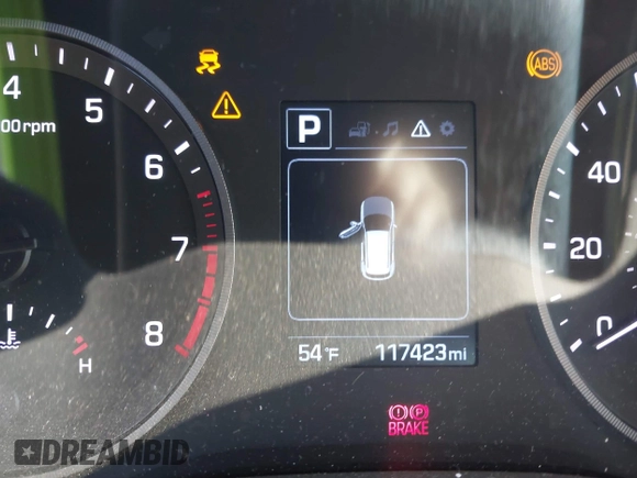 2016 Hyundai Tucson Limited with VIN KM8J33A22GU231834, listed as a IAAI auction lot 41312526 with 117,423 mi miles. Bid and sale history available at carsss.com. Image 7.
