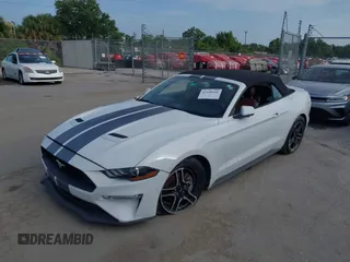2018 Ford Mustang EcoBoost Premium with VIN 1FATP8UH4J5115153, listed as a IAAI auction lot 42498446 with 118,485 mi miles and . Bid and sale history available at DreamBid. Image 16.