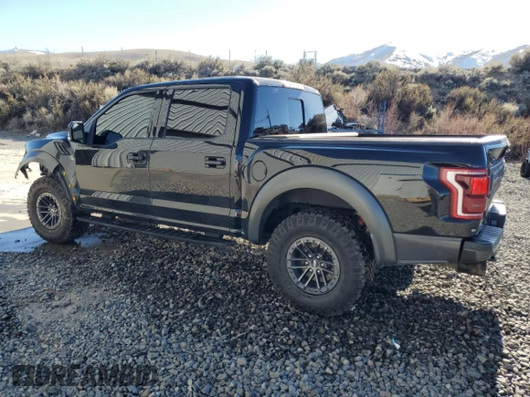 2020 Ford F-150 Raptor with VIN 1FTFW1RG0LFA72722, listed as a Copart auction lot 50240675 with 87,291 mi miles and Salvage Title. Bid and sale history available at carsss.com. Image 2.