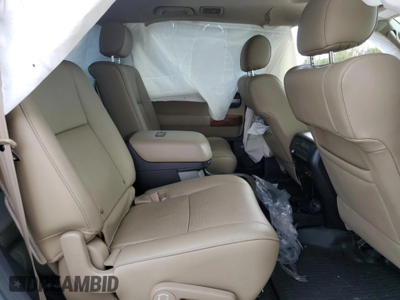 2018 Toyota Sequoia Platinum with VIN 5TDDY5G1XJS163551, listed as a Copart auction lot 73301664 with 0 mi miles and Salvage Title. Bid and sale history available at carsss.com. Image 11.
