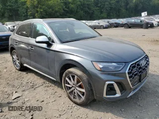 2023 Audi SQ5 Premium Plus with VIN WA1B4AFYXP2083588, listed as a Copart auction lot 63688874 with 16,405 mi miles and Salvage Title. Bid and sale history available at carsss.com. Image 4.
