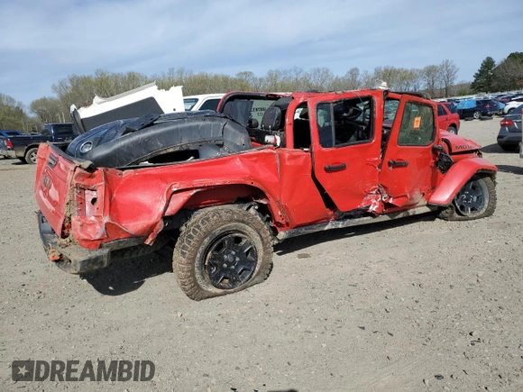 2021 Jeep Gladiator Mojave z VIN 1C6JJTEG5ML569172, wystawiony jako Copart lot #49810695 z przebiegiem Nie podano mil oraz Nie do naprawy • Non repairable. Historia ofert i sprzedaży dostępna na DreamBid. Obrazek 3.