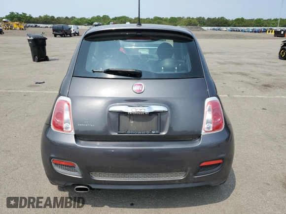 2015 FIAT 500 Sport z VIN 3C3CFFBR1FT690450, wystawiony jako Copart lot #60323805 z przebiegiem 75 367 mil mil oraz Szkoda całkowita • Salvage title. Historia ofert i sprzedaży dostępna na DreamBid. Obrazek 6.