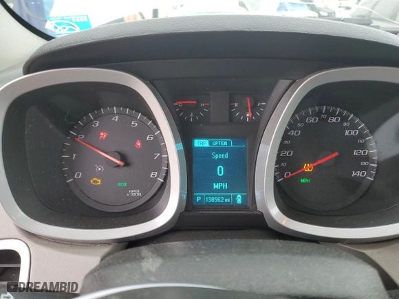 2017 Chevrolet Equinox LT with VIN 2GNFLFEK1H6162857, listed as a Copart auction lot 44854975 with 138,562 mi miles and Clean Title. Bid and sale history available at carsss.com. Image 9.