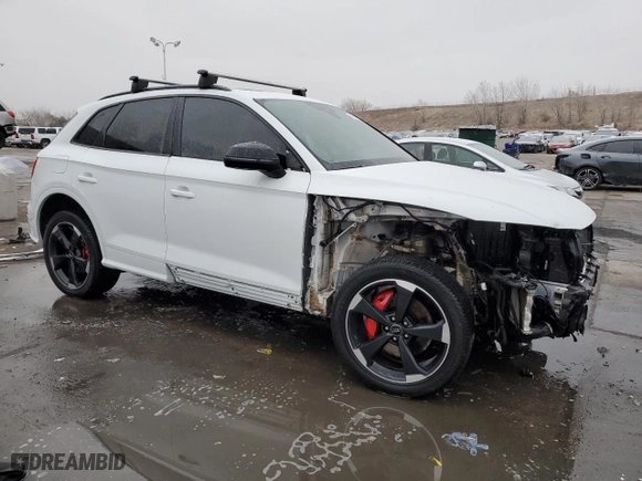 2019 Audi SQ5 Prestige with VIN WA1C4AFY5K2070969, listed as a Copart auction lot 48003065 with 51,499 mi miles and Salvage Title. Bid and sale history available at carsss.com. Image 4.