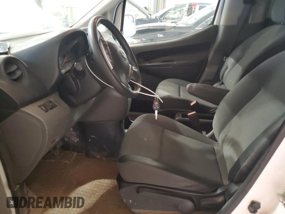 2020 Nissan NV200 S with VIN 3N6CM0KN4LK708370, listed as a Copart auction lot 57563745 with 108,786 mi miles and Salvage title. Bid and sale history available at DreamBid. Image 7.