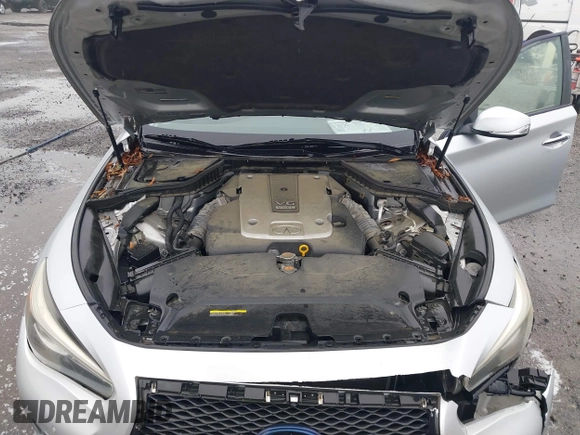 2014 Infiniti Q50 Premium with VIN JN1BV7AP3EM674645, listed as a IAAI auction lot 41941054 with 77,270 mi miles. Bid and sale history available at carsss.com. Image 10.