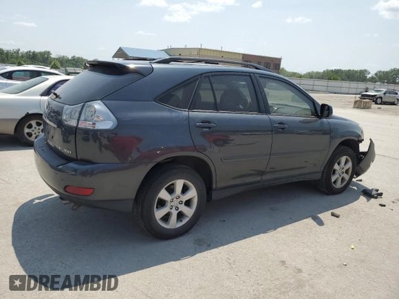 2007 Lexus RX 350 with VIN 2T2HK31U77C024338, listed as a Copart auction lot 59391825 with 196,238 mi miles and Salvage title. Bid and sale history available at DreamBid. Image 3.