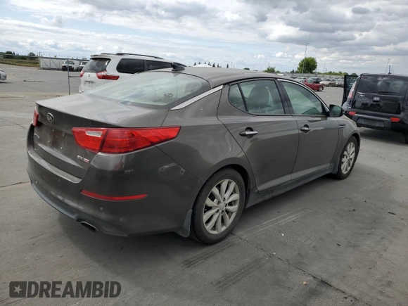 2015 Kia Optima EX with VIN 5XXGN4A70FG400845, listed as a Copart auction lot 54606275 with 144,953 mi miles and Clean Title. Bid and sale history available at carsss.com. Image 3.