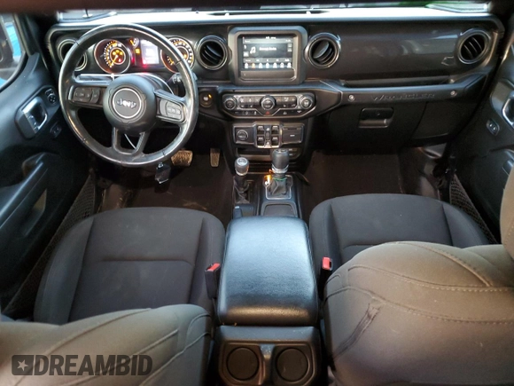 2022 Jeep Wrangler Unlimited Sport S with VIN 1C4HJXDN8NW160288, listed as a Copart auction lot 41671555 with 67,045 mi miles and Salvage title. Bid and sale history available at DreamBid. Image 8.