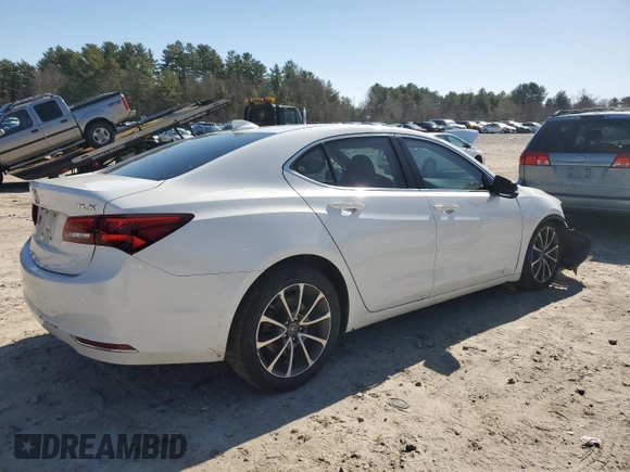 2016 Acura TLX V6 with VIN 19UUB2F32GA000953, listed as a Copart auction lot 49236665 with 0 mi miles and Salvage Title. Bid and sale history available at carsss.com. Image 3.