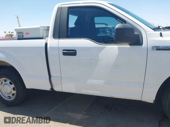 2018 Ford F-150 XL with VIN 1FTMF1CB1JKC58164, listed as a IAAI auction lot 42289514 with 57,075 mi miles and . Bid and sale history available at DreamBid. Image 14.