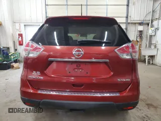 2015 Nissan Rogue SV with VIN KNMAT2MV9FP508996, listed as a Copart auction lot 52815645 with 130,246 mi miles and Non Repairable. Bid and sale history available at DreamBid. Image 6.