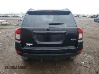 2014 Jeep Compass Altitude with VIN 1C4NJCBA5ED764002, listed as a Copart auction lot 50450143 with 0 mi miles and Salvage Title. Bid and sale history available at carsss.com. Image 6.