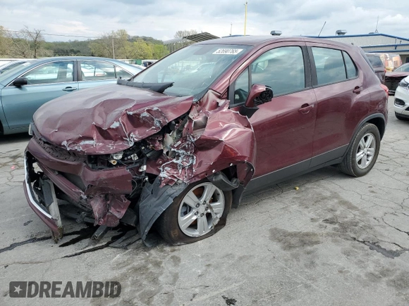 2017 Chevrolet Trax LS with VIN 3GNCJNSB5HL208399, listed as a Copart auction lot 52690765 with 0 mi miles and Clean Title. Bid and sale history available at carsss.com. Image 1.