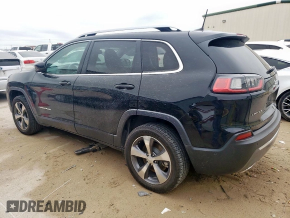 2019 Jeep Cherokee Limited with VIN 1C4PJMDN2KD124128, listed as a Copart auction lot 51630035 with 44,693 mi miles and Salvage Title. Bid and sale history available at carsss.com. Image 2.