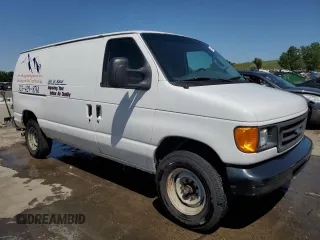 2007 Ford Econoline Cargo Commercial with VIN 1FTNE24L17DB45932, listed as a Copart auction lot 61585365 with 350,153 mi miles and Clean title. Bid and sale history available at DreamBid. Image 4.