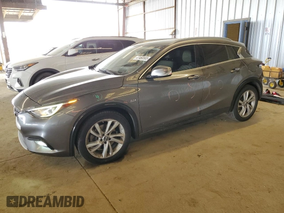 2017 Infiniti QX30 with VIN SJKCH5CP7HA039232, listed as a Copart auction lot 47460565 with Not provided miles and Salvage title. Bid and sale history available at DreamBid. Image 1.