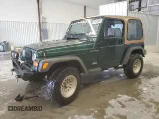 2000 Jeep Wrangler SE with VIN 1J4FA29P3YP801389, listed as a Copart auction lot 44803835 with 131,945 mi miles and Clean Title. Bid and sale history available at carsss.com. Image 1.
