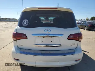 2016 Infiniti QX80 with VIN JN8AZ2ND6G9800359, listed as a Copart auction lot 76116384 with 155,209 mi miles and Salvage Title. Bid and sale history available at carsss.com. Image 6.