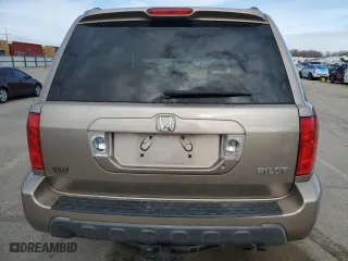 2004 Honda Pilot EX with VIN 2HKYF18624H615884, listed as a Copart auction lot 49103255 with 209,021 mi miles and Salvage Title. Bid and sale history available at carsss.com. Image 6.