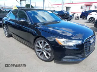 2014 Audi A6 2.0T Premium Plus with VIN WAUGFAFC7EN028549, listed as a IAAI auction lot 41948470 with 141,557 mi miles. Bid and sale history available at carsss.com. Image 1.
