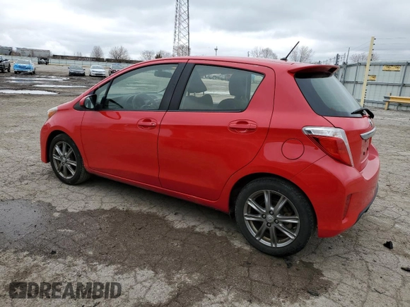 2014 Toyota Yaris L with VIN JTDKTUD34ED578405, listed as a Copart auction lot 51977115 with 92,721 mi miles and Salvage Title. Bid and sale history available at carsss.com. Image 2.